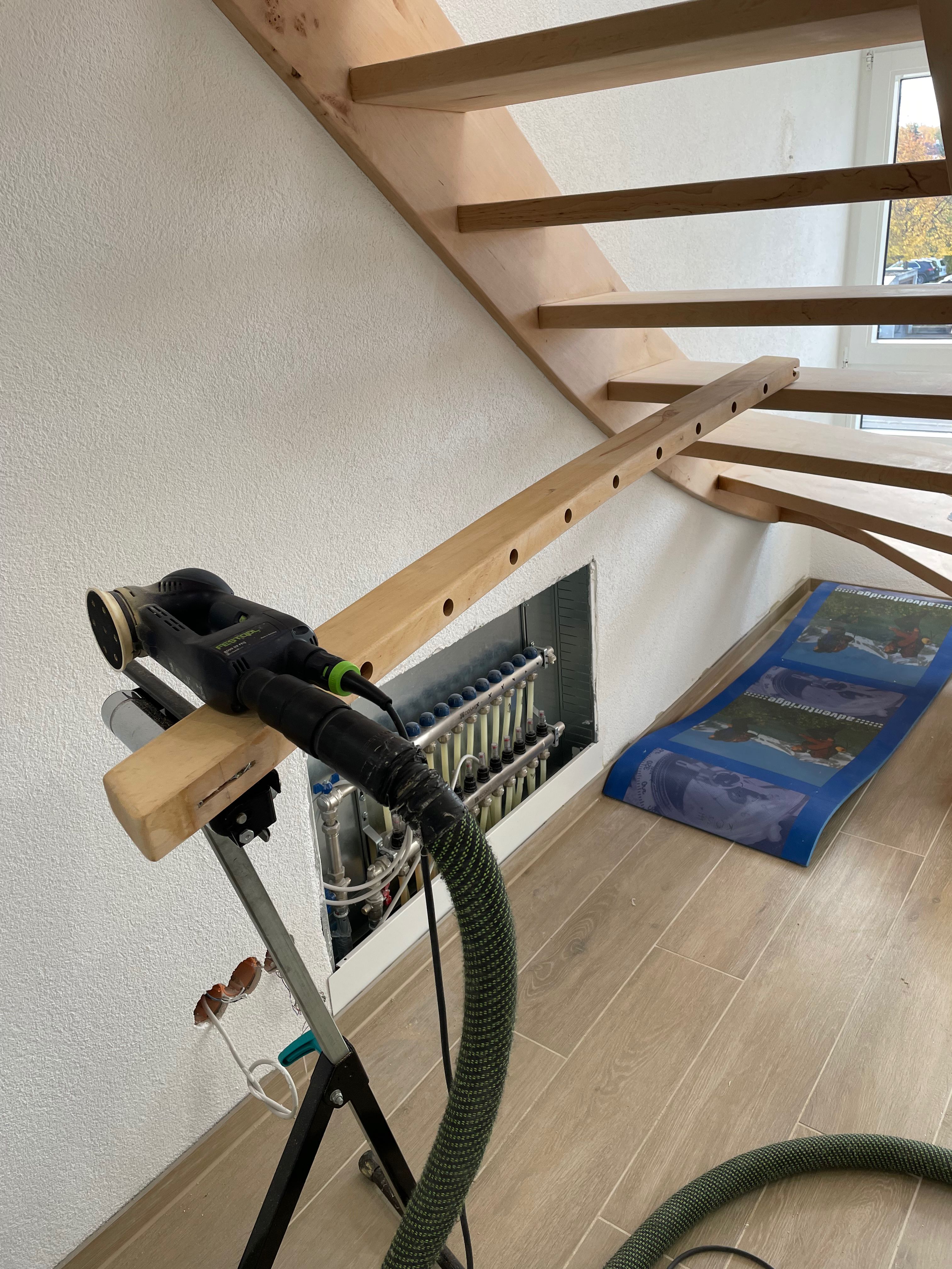 Treppensanierung Handlauf abschleifen Preis